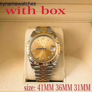 Roller Titta på Swiss Watches Automatic High Quality Designer Brand Fashion 2813 Datejust Breit för Man Thirtysix Rol Automaticowatch Gold 31mm 36mm och 41mm MEC KMV7