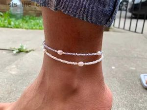 Anklets Beaded bracelets with pearls colored pearl bracelets simple bracelets colored beach braceletsC24326