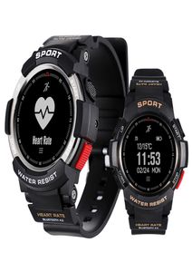 F6 Smart Watch IP68 Wodoodporny Bluetooth Smart Bransoleta Dynamic Monitor Sports Smart Randwatch dla Android iOS iPhone 5982131