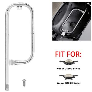 Tools 60040 69957 Burner Grill Heating Element Pipe For Weber Q100 Q1200 Q1000 Q1200 Outdoor Picnic Cooking BBQ Heating Pipe Accessory