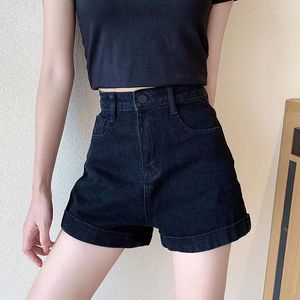 Women's Shorts Womens Boxer Baggy Jeans Short Pants For Women To Wear Blue With Waist Pocket Loose Denim Casual Offer