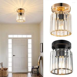 Deckenleuchten NookNova Modern Crystal Light Semi Flush Mount Fixture Kleiner Kronleuchter