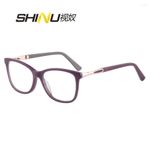 Солнцезащитные очки SHINU, женские очки с диоптриями, похромные мультифокальные очки для ближнего и дальнего света, ацетатные очки Y2k, очки для прогрессивного чтения