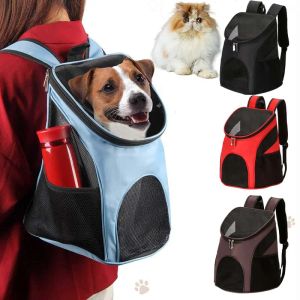 Strollers Foldable Pet Backpack Cat and Small Dogs Outdoor Carrier Portable Mesh Backpack Breathable Travel Bag Cat Puppy Carrier Bag
