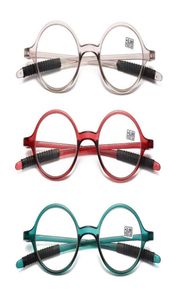 Solglasögon vintage retro små runda ramläsningsglasögon för presbyopiska kvinnor män svart pc harts klar lins presbyopia eyeglasse7897118