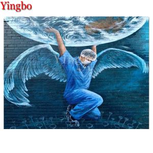 Stitch Diy Diamond mosaic Doctor Angel saves the earth diamond painting full Square,Round Diamond Embroidery,Personalized Diamond Art