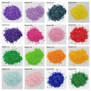 Stitch New AB Square Resin Stone Mosaic Diamond Embroidery Rhinestones 2.5mm Colorful Drills For Diamond Painting Gift