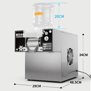 Snowflake Maszyna Korea Bingsu Maszyna Woda Chłodzenie Ice Crusher Snowflake Ice Maker Ice Shaver Maszyna