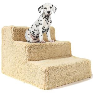 Canetas escada lavável para cães de cachorro de cachorro pequeno rampa de animais de estimação Removável 3 degraus de escada escada Ladder Pet Supplies