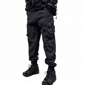 unisex Functial Multi-Pocket Overalls Tactical Jogger Cargo Pants For Men'S 'Clothing Harajuku Hiphop Streetwear Leggings w979#