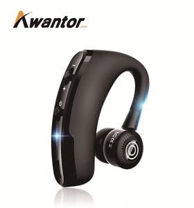 V9 Bluetooth Kulaklık CSR CSR CIPS Telefon görüşmesi için yan kulaklık ile tek Earhook Bluetooth kulaklık iPhone XS Samsung S1878370