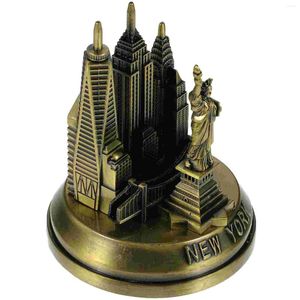 Figurine decorative Modelli Architetture in metallo Decorazioni per la casa Armadietto da tavolo Decorazione per edifici in lega