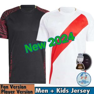 Peru 2024 Copa América Camisas de futebol Home Branco Away Peruana 24 25 Camisa de futebol 2025 Seleção Nacional PINEAU CUEVAS SOLANO PIZARRO ABRAM AQUINO GUERRERO CUBILLAS