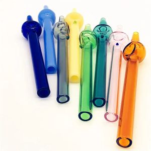 QBSOMK Nektar Collector Straw Glass Smoking Pipe Water Pipes Accessories Glass Pipe Dab Rig Oil Rig ZZ