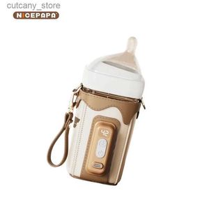 Bottiglie per bambini# Baby Bottle riscaldatore portatile USB Applicazione del riscaldatore di bottiglie di latte a riscaldamento rapido a Hegen Pigeon Avent L240327