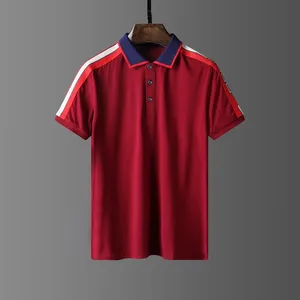 2024 Mens Polo Gömlek Tasarımcısı Adam Moda At Tişörtleri Sıradan Erkekler Golf Yaz Polos Gömlek Nakış Yüksek Sokak Trend Üst Tee