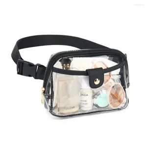 Waist Bags Clear Fanny Pack Bag Outdoor Sports Stadium Approved Chest For Women Men Waterproof