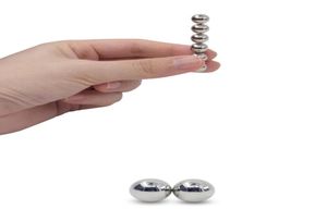 Metallbröstnippelklämmor magnetiska orbs Vuxna flirta spel labia stimulator 2 par papilla clip balls bdsm sex bondage3790869