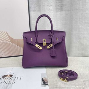 Original Birkkns Bag högre version Baotou Layer Togo Leather High End Womens Handväska i Guangzhou