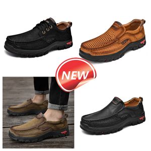 Summer Men's Shoes Soft Thick Sole Outdoor Shoes Designer Högkvalitativ fast färg Tjock Sole Sports Hållbara armerade Casual Shoes Gai Lätt 38-51