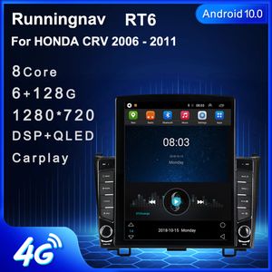 9.7" New Android For Honda CRV 2006 - 2011 Tesla Type Car DVD Radio Multimedia Video Player Navigation GPS RDS No Dvd CarPlay & Android Auto Steering Wheel Control