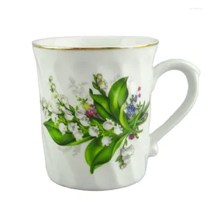 Tassen Chinesische Vintage Saison Blume Kaffeetasse Kreative Europäische Phnom Penh Keramik Gedruckt Getränk Geschenk