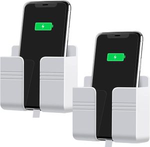 Väggmonteringstelefonhållare, kompatibel med iPhone och andra vanliga modeller