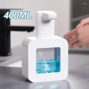 Dispensador de sabão líquido automático, bonito, contato com animais de estimação, desinfetante para as mãos livres, carregamento usb, dispensadores de 400ml, lavagem, handtizer pessoal