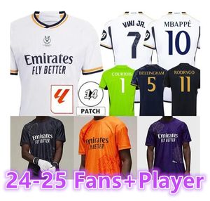 23 24 25 25 MBAPPE Bellingham Reals Madryts piłka nożna Y-3 KIT KIT 2023 2024 DOMA DOMA TRZECIE Koszulka piłkarska Camiseta Rodrygo Vini Jr Plus Size S-4xl Kids