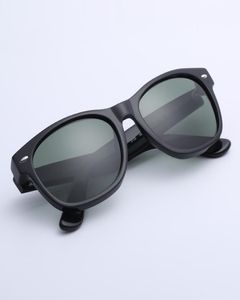 Ny kvadratisk toppkvalitet solglasögonacetat Plank Square Frame Sun Glasses G15 Glasslins 55mm Mirror Sun Glass Gafas för damer för M2666922