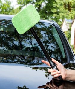 Bilborste rengöring mikrofiber vindrutan renare bilfordon tvätt handduk fönster glas torkar damm remover bilar hem mopp tvätt bru8449735