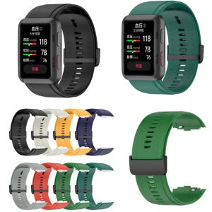 Acessórios Novo silicone para huawei relógio D Band Strap Smartwatch Pulseira de pulseira com fivela