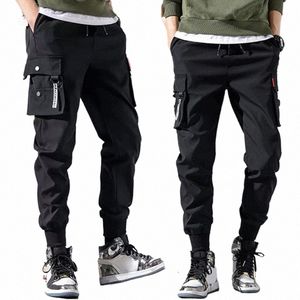 2023 Summer Jogger Pant Men Pants Harajuku Cargo Pants Men Casual Harem Denim Korean Hip Hop Sata Mężczyzna spodnie technologiczne S6K8#