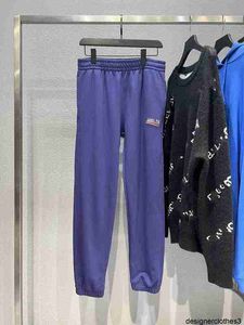 Designer High Version B haftowane spodnie frotte dla mężczyzn i kobiet z technologią haftu maszynowego czystej bawełny XPTB