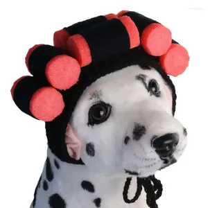 Köpek giyim örgü şapka rahat kostüm cosplay parti aksesuarları komik evcil hayvan kedi örgü köpekler köpek yavrusu yavru kedi