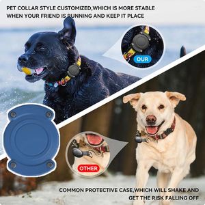 Hundehalsbänder 1PC-Kragen mit Air-Tag-Hülle Hochwertiges Nylon-Haustier Reflektierendes Anti-Lost-Tracking-Zubehör Anzug für