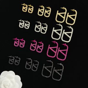 Earrings jewelry factory store, designer earrings gold and silver purple black belt diamond gift wholesale factory, fast delivery of earrings