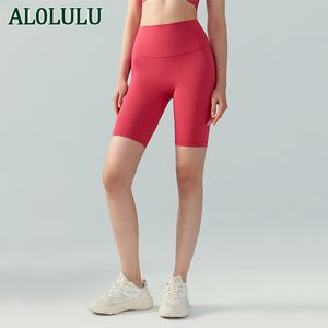 al0lulu 스포츠 꽉 반바지 여성 피트니스 반바지 하이 허리 요가 바지 반바지