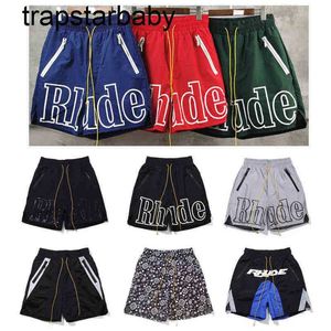 Meichao Rh Designer Limited Rhude Shorts Summer New 3m Reflective Hip Hop High Street Sports Training Beach Pants High-quality