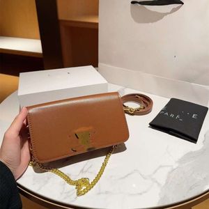 Yeni Zafer Kemeri Küçük Kare Lin Zincir Crossbody Çift Kadın Omuz Kayışı Gril's Pu Under Emfed Çanta