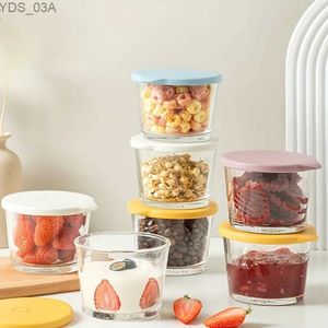 Storage Bottles Jars Food Grade Leak-Proof Glass Sealed Jar Kitchen Refrigerator Sealed Storage Jar Milk Fruit Coffee Fresh-keeping Jar with Lid 240327