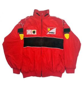F1 Team Jacket Racing Jersey Null Men039S Cycling Pure Cotton Autumn and Winter Full Embroidery Nul L Uniforms4894492