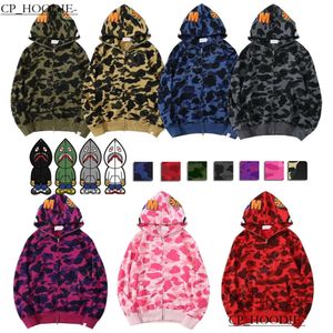 Bapestar Hoodie Mens Designer Hoodie Full Zip Up Shark Hoodies para Jaqueta Camuflada Bapestar Hoodie Kids Moletom Feminino Manga Longa Bapestar Hoodie Confortável