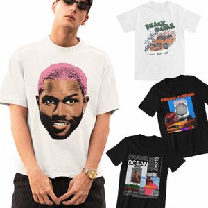 Frank O-OCEAN Blde t Shirts Accories Erkek Kadınlar Saf Pamuk Çılgın Frank Boys D'T Cry Tee Sessiz Giysileri Plus Boyut X3EK#