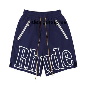 Rhude Shorts 남자 짧은 디자이너 반바지 여름 패션 건조 짧은 고품질 스트리트웨어 패션 캐주얼 힙합 비치 스포츠웨어 남성 쇼트 팬츠 578