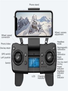 Dron L900 Pro 4K HD Dual Camera GPS 5G WIFI FPV Time Transmisja bezszczotkowa RC Odległość 12 km Profesjonalna skrzynka dronów 5614470