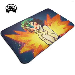 Mattor Cindalady Door Mat Foot Pad Home Rug Art Funny Nostalgia Anime Crossover Monster Creator Pocket Mudkip Cosplay Cyndaquil