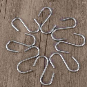 Hooks Stainless Steel S Shaped Kitchen Spoon Pan Pot Utensils Hangers Clasp Over The Door Closet Clothes Rack Tool