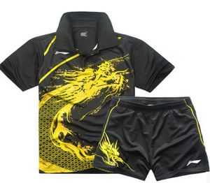 Li Ning бадминтон настольный теннис мужская039s одежда с коротким рукавом футболка мужская039s теннисная одеждарубашкишортыБыстрая сушка2018175