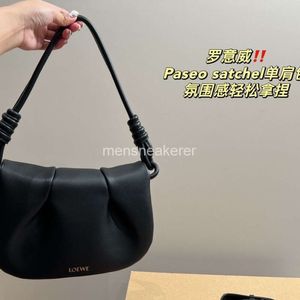 Tasche Loe Lässige Handtasche Geldbörse Designer 2024 Einfache Taschen Größe Atmosphere Paseo 26*18cm Getragen Romantische Eine Schulter über dem Körper MOLU